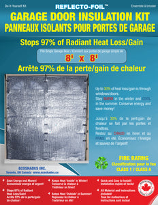 Garage Door Insulation Kit 8' x 8'